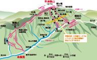 早池峰山全景マップ